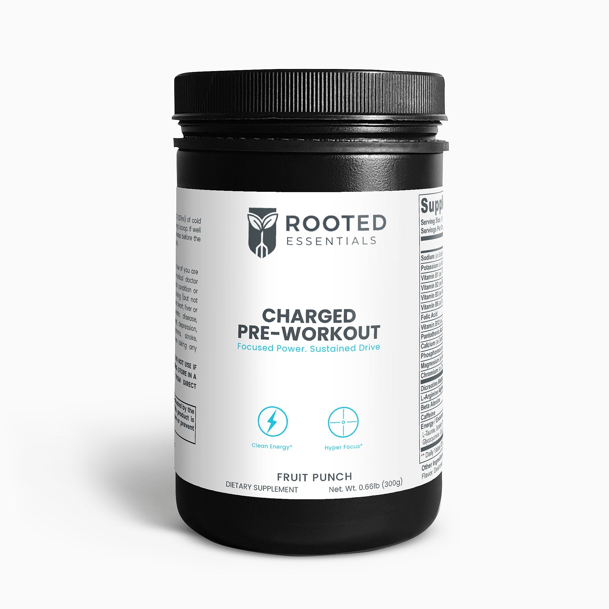 Charged Pre-Workout Powder – Fruit Punch Energy Formula - Image #0