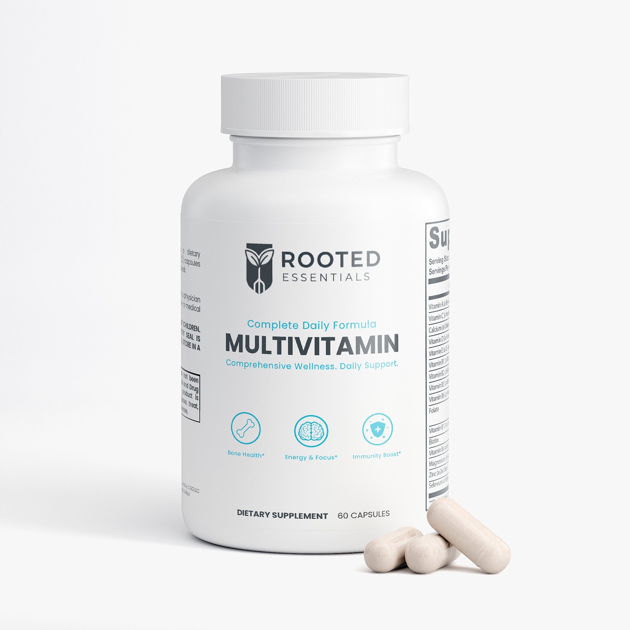Complete Multivitamin – Daily Nutrient Support Formula Rooted Essentials