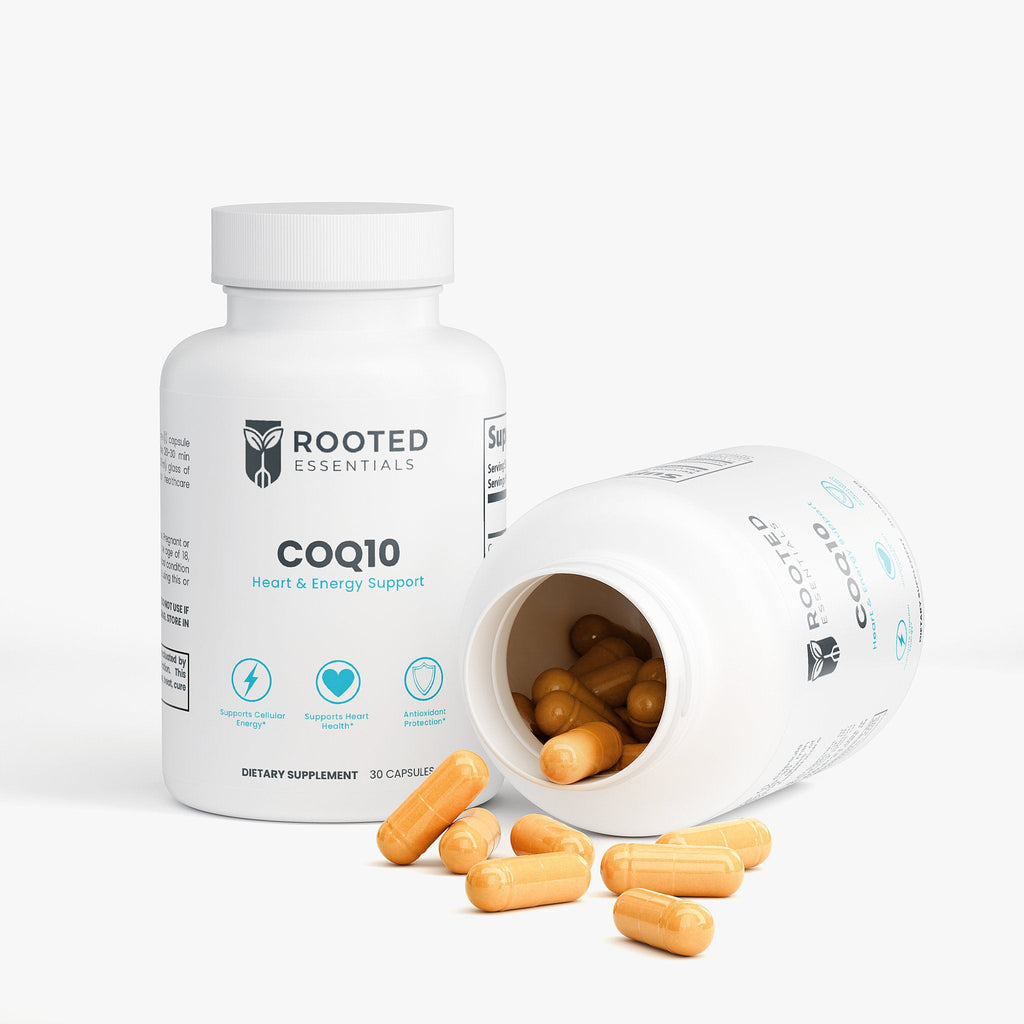 CoQ10 Vitality Ubiquinone – Heart Health & ATP Support Rooted Essentials