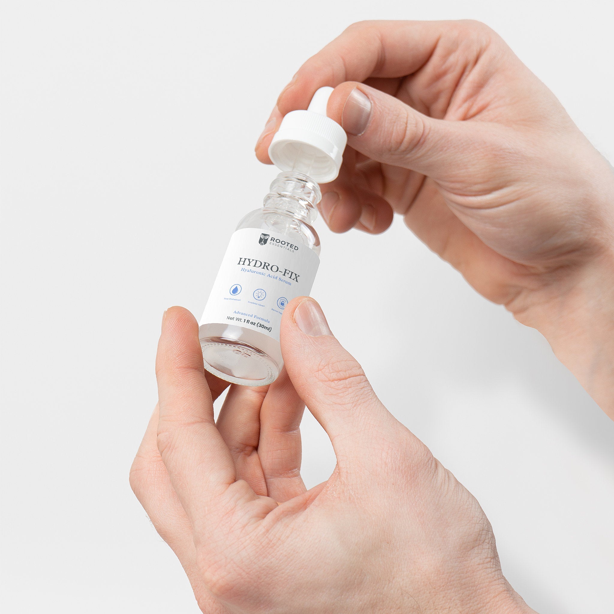 Hydro-Fix Hyaluronic Acid Serum – Skin Hydration & Plumping Serum Rooted Essentials