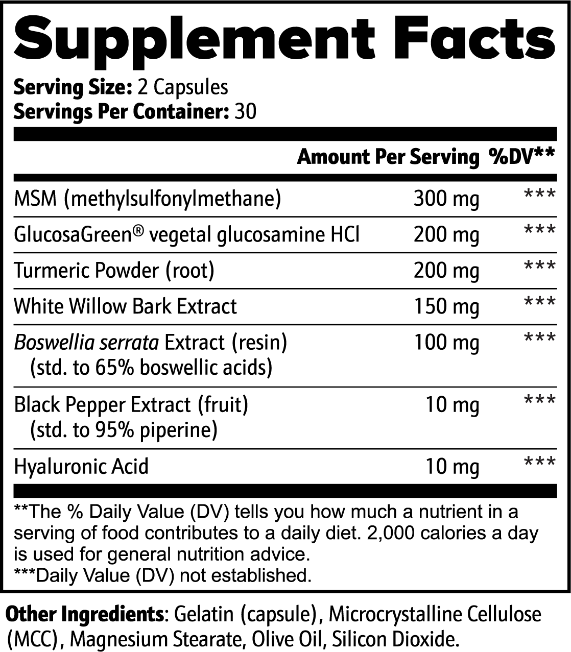 Joint Support Supplement – Mobility & Recovery Formula Rooted Essentials