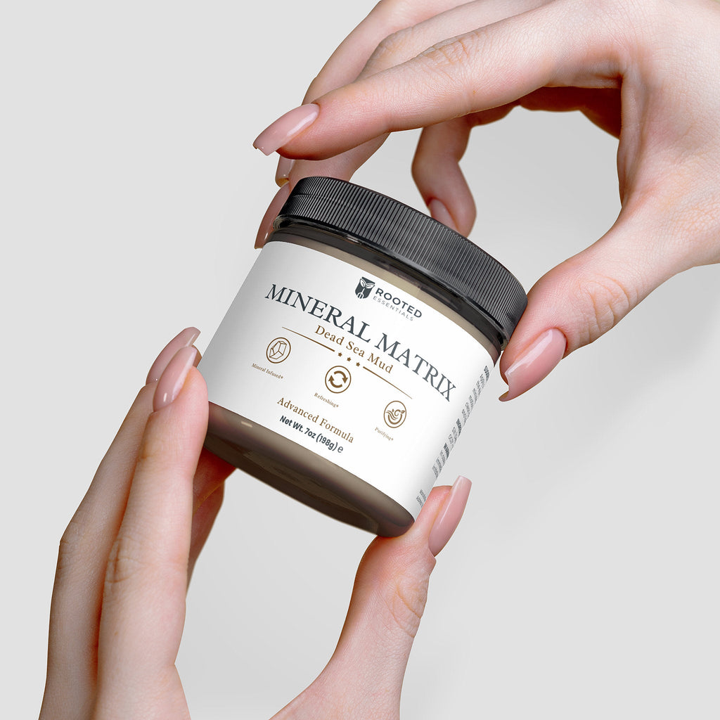 Mineral Matrix Dead Sea Mud Face Mask – Deep Clean & Detox Mask Rooted Essentials