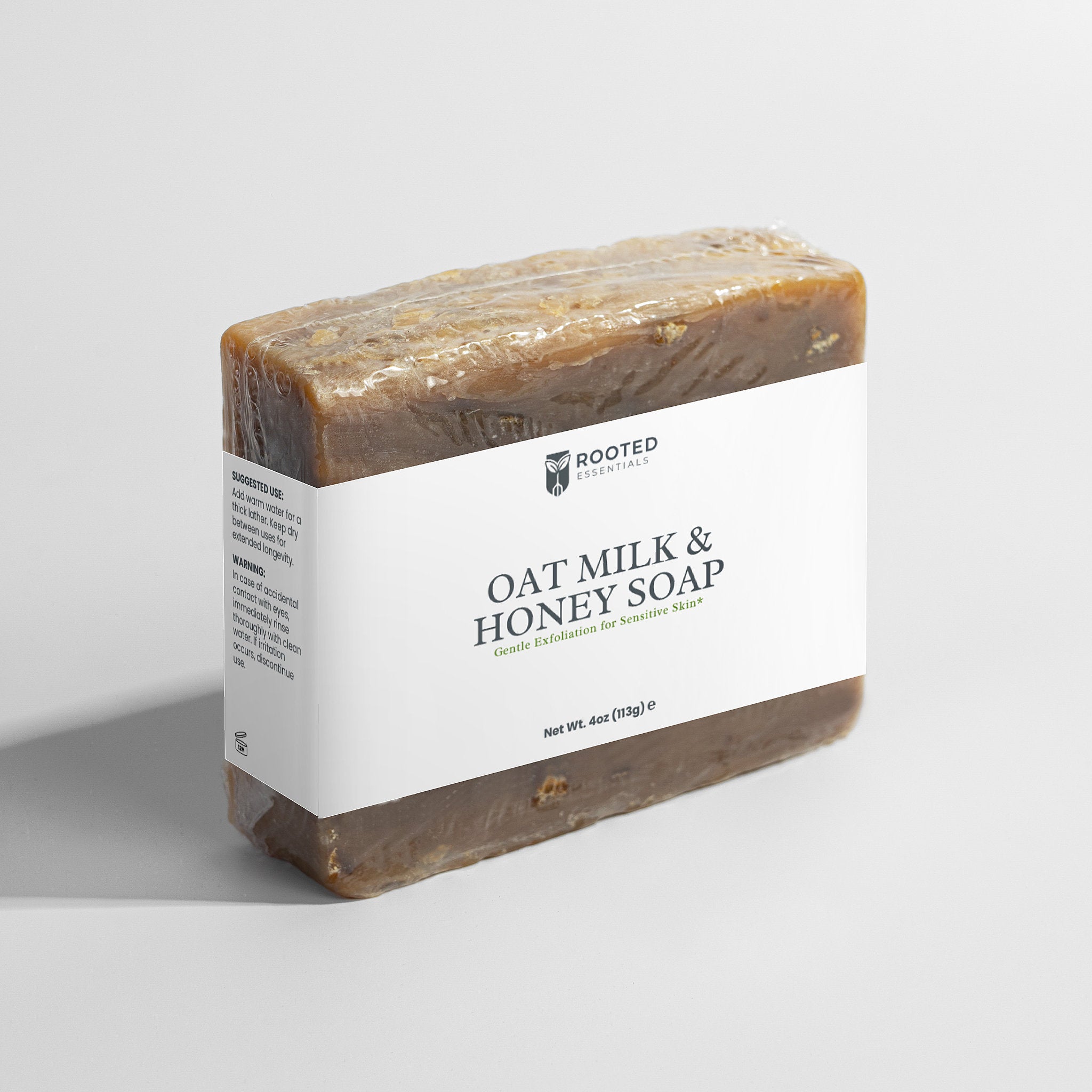 Oat Milk & Honey Soap – Hydrating & Soothing Body Bar Rooted Essentials
