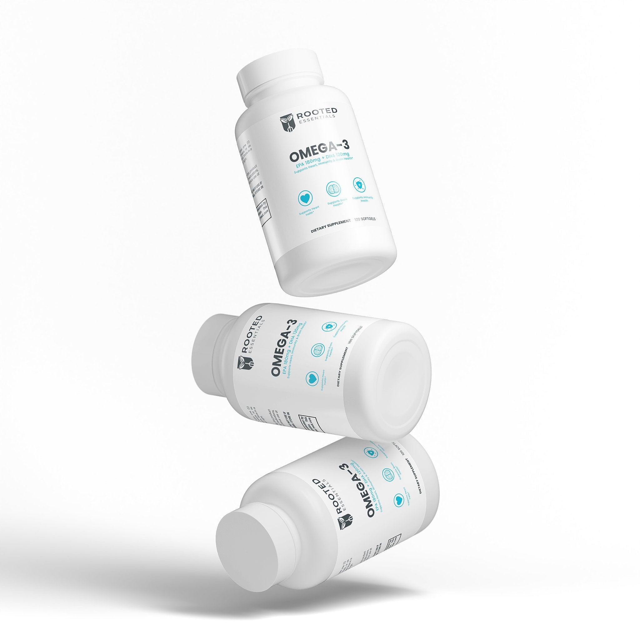 Omega-3 EPA 180mg + DHA 120mg for Heart & Brain Health - Image #0