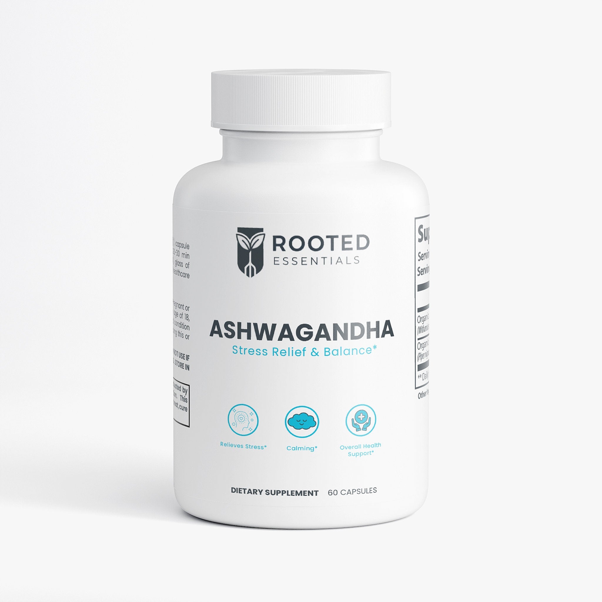 Organic Ashwagandha Capsules — Calm Stress, Boost Focus & Restore Balance Naturally Rooted Essentials