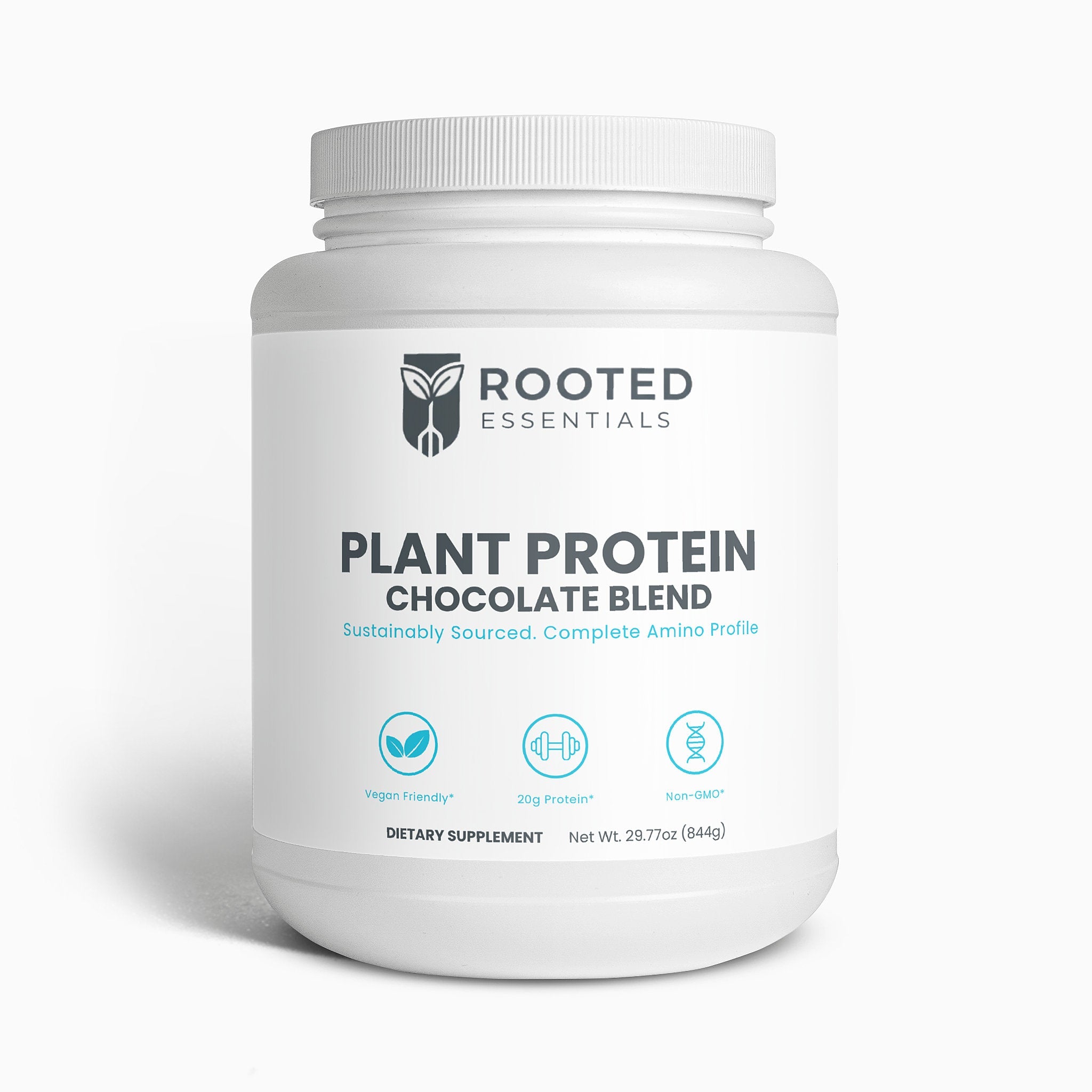 Plant Protein Powder – Chocolate Flavor, Vegan & Muscle Recovery Formula - Image #0