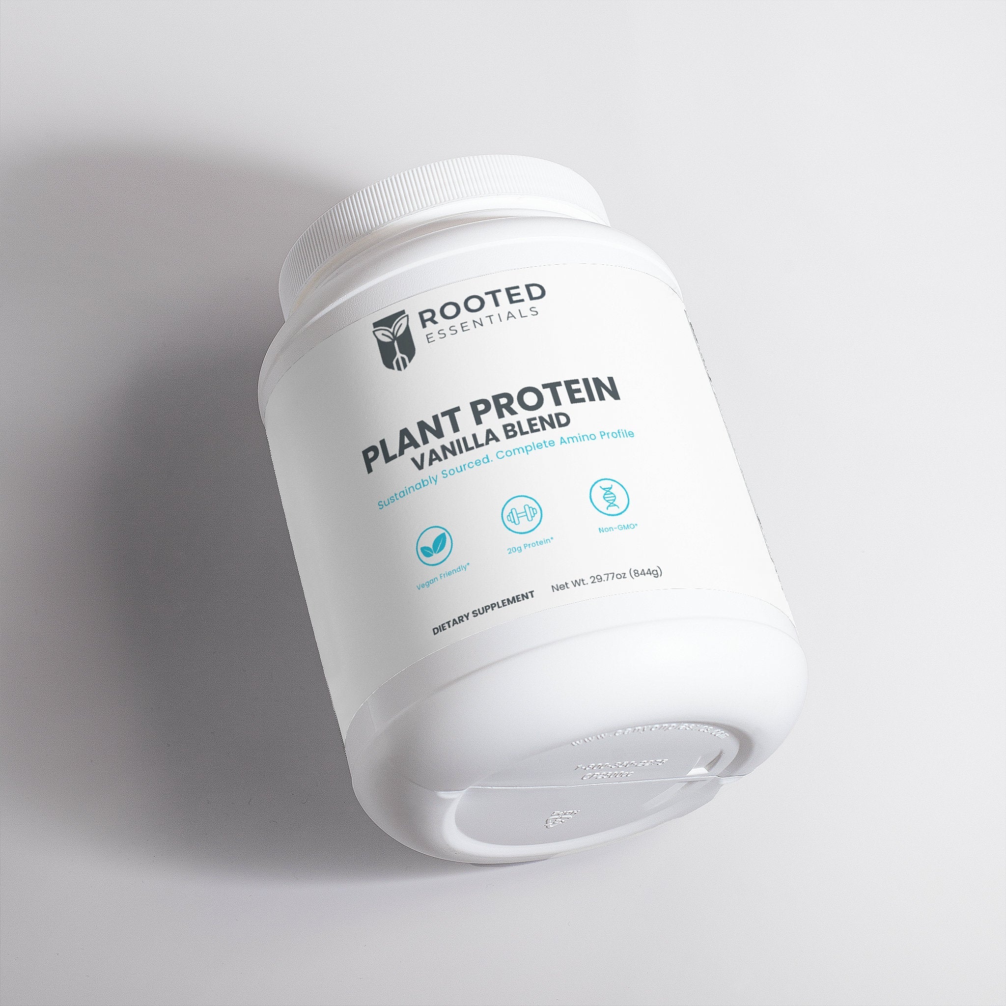Plant Protein Powder – Vanilla Flavor, Vegan & Muscle Recovery Formula - Image #0