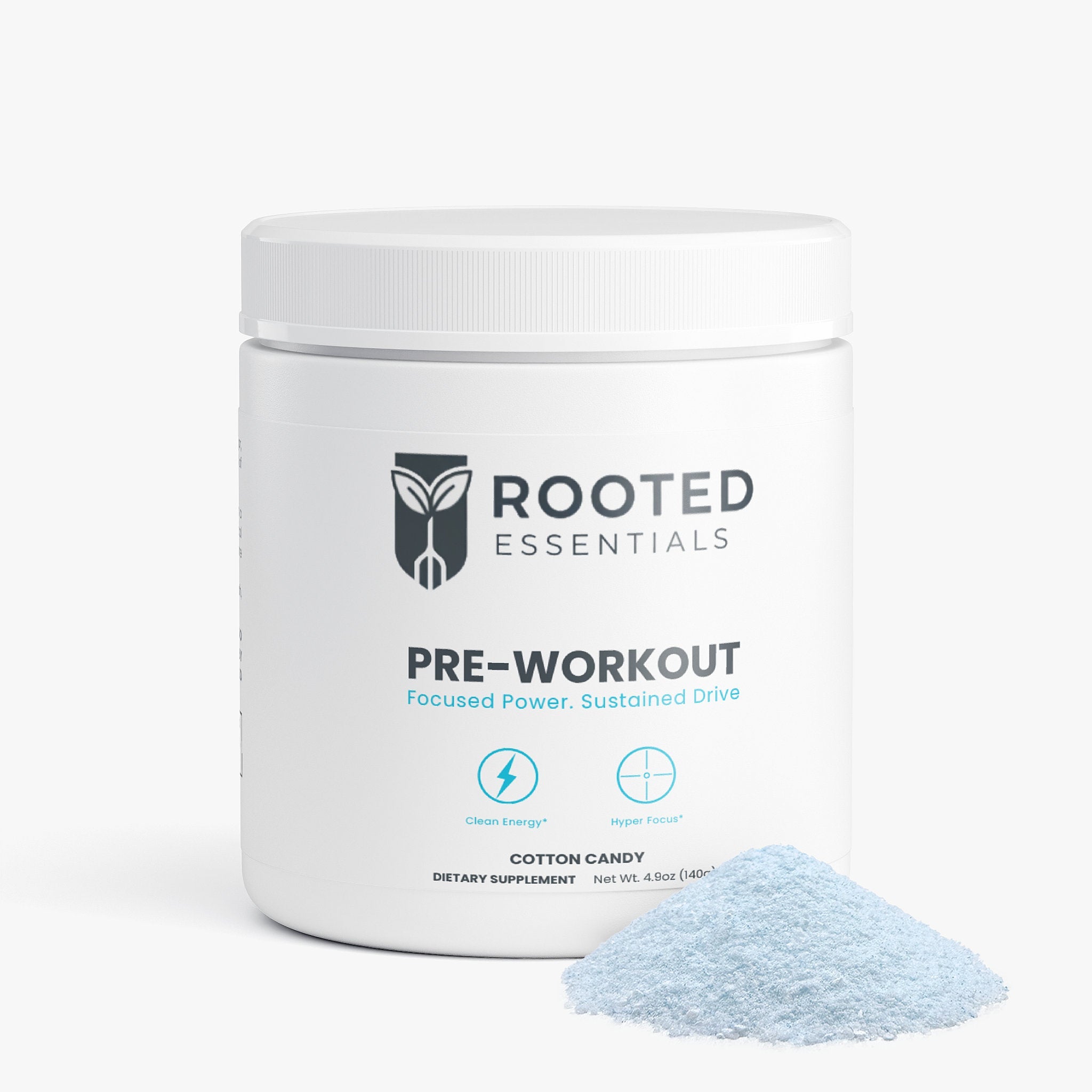 Pre-Workout Powder – Cotton Candy Flavor, Energy & Performance Formula - Image #0