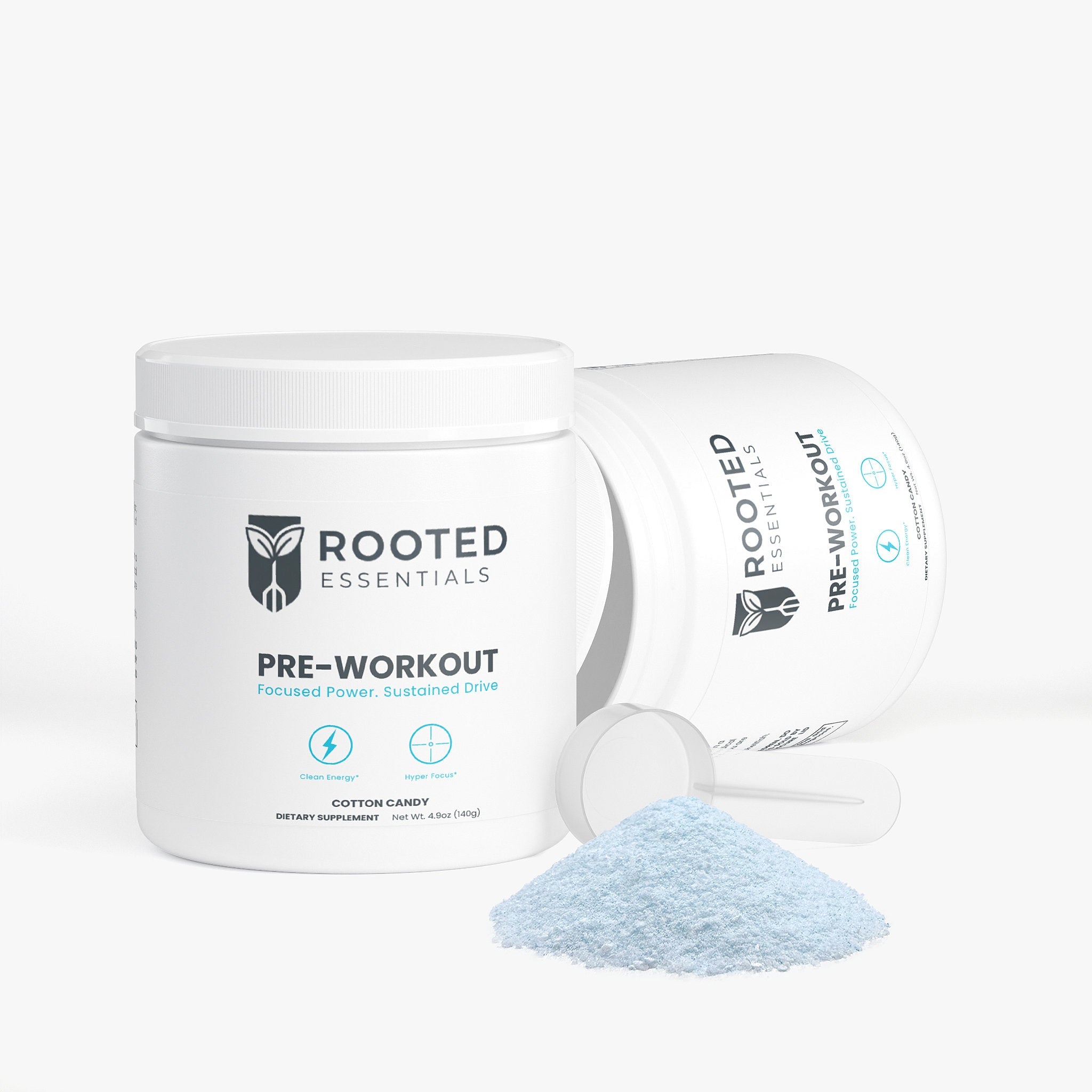 Pre-Workout Powder – Cotton Candy Flavor, Energy & Performance Formula - Image #0