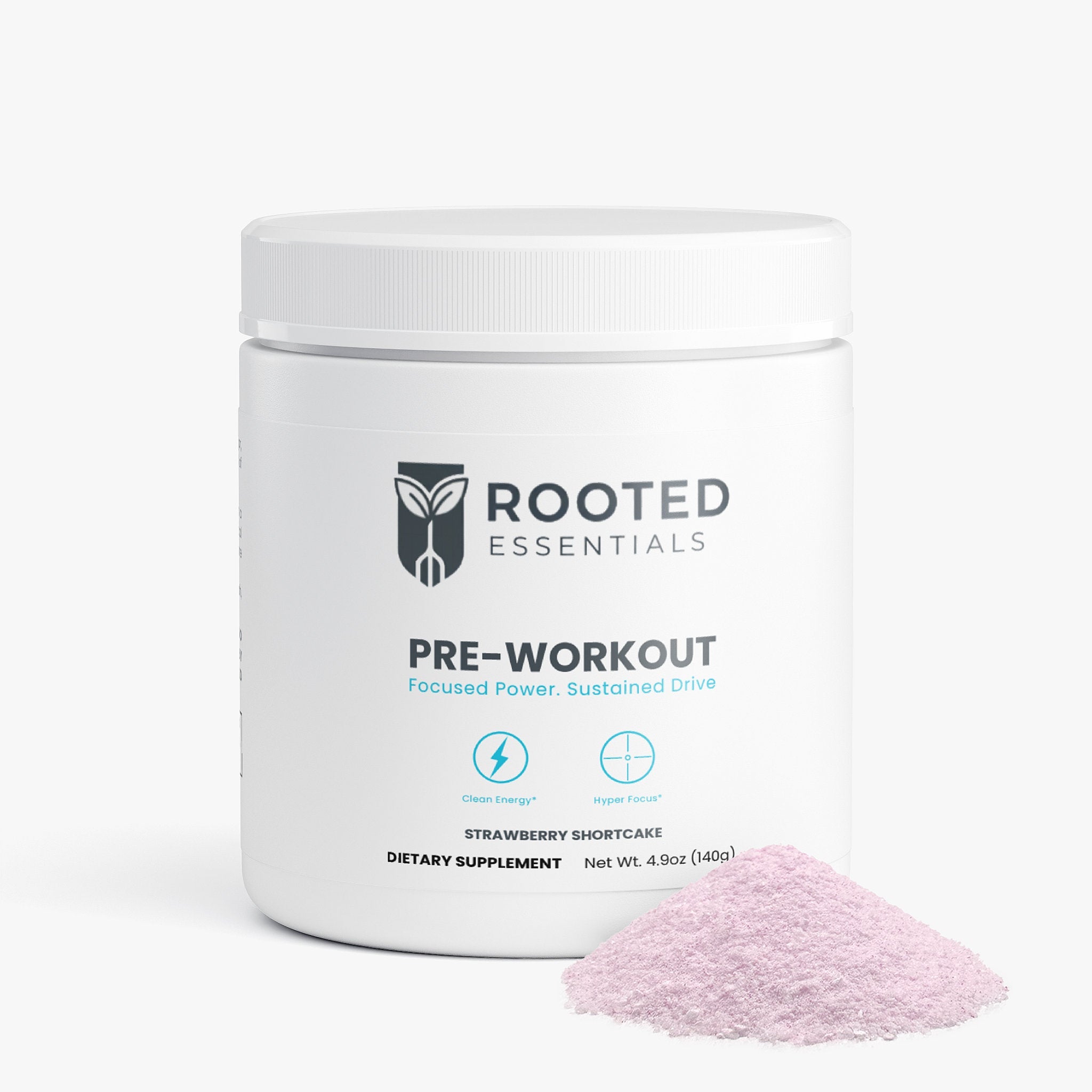 Pre-Workout Powder – Strawberry Shortcake Flavor, Energy & Performance Formula - Image #0