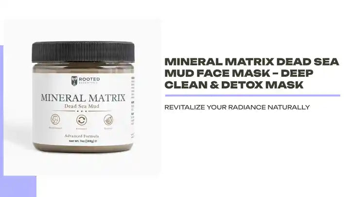 Mineral Matrix Dead Sea Mud Face Mask &ndash; Deep Clean &amp; Detox Mask by@Outfy
