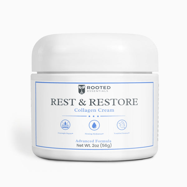 Rest and Restore Collagen Cream - Skin Repair & Hydration Rooted Essentials