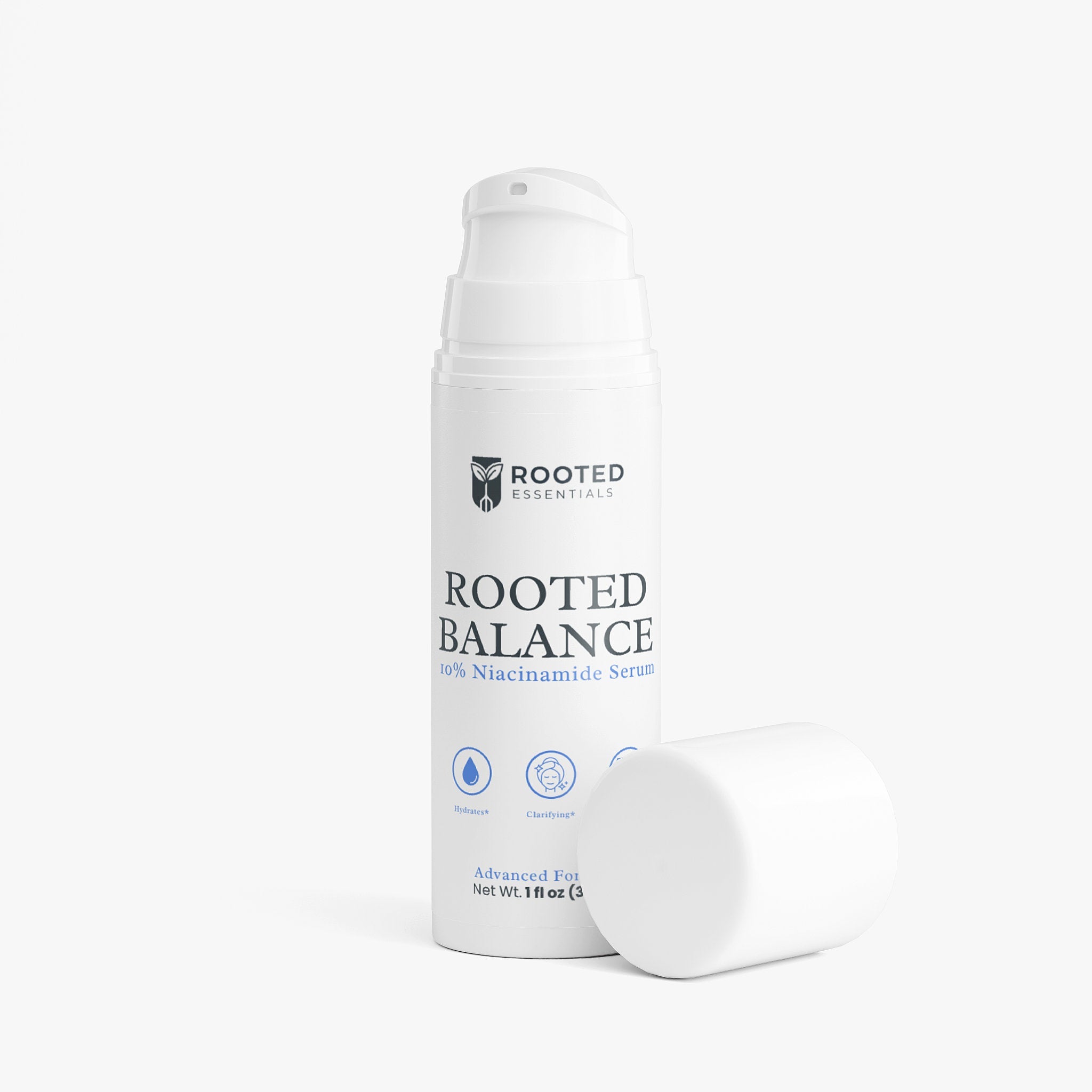 Rooted Balance Niacinamide Serum – Brightening & Skin Balancing Treatment Rooted Essentials