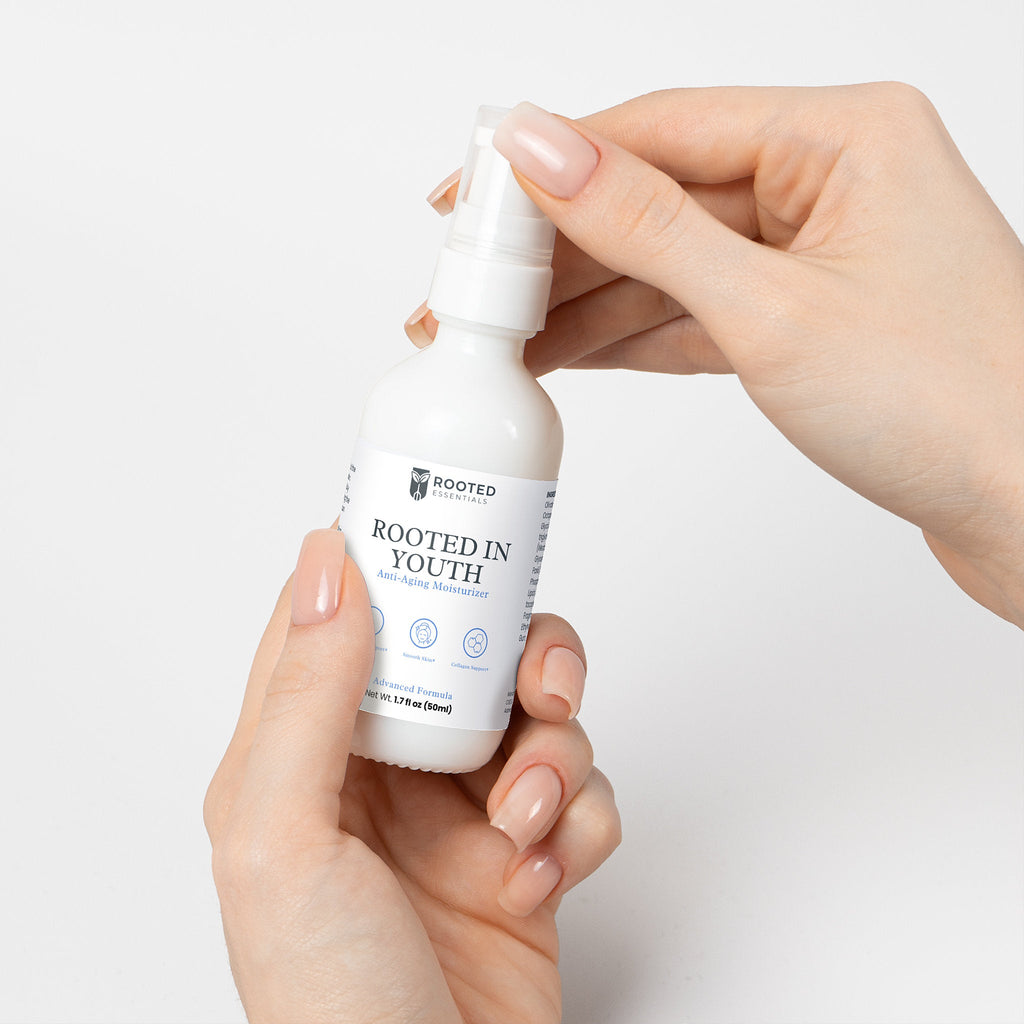 Rooted In Youth Anti-Aging Moisturizer – Hydrating & Wrinkle Repair Cream Rooted Essentials