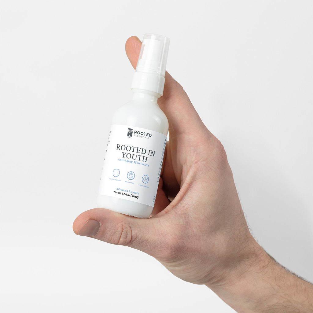 Rooted In Youth Anti-Aging Moisturizer – Hydrating & Wrinkle Repair Cream Rooted Essentials