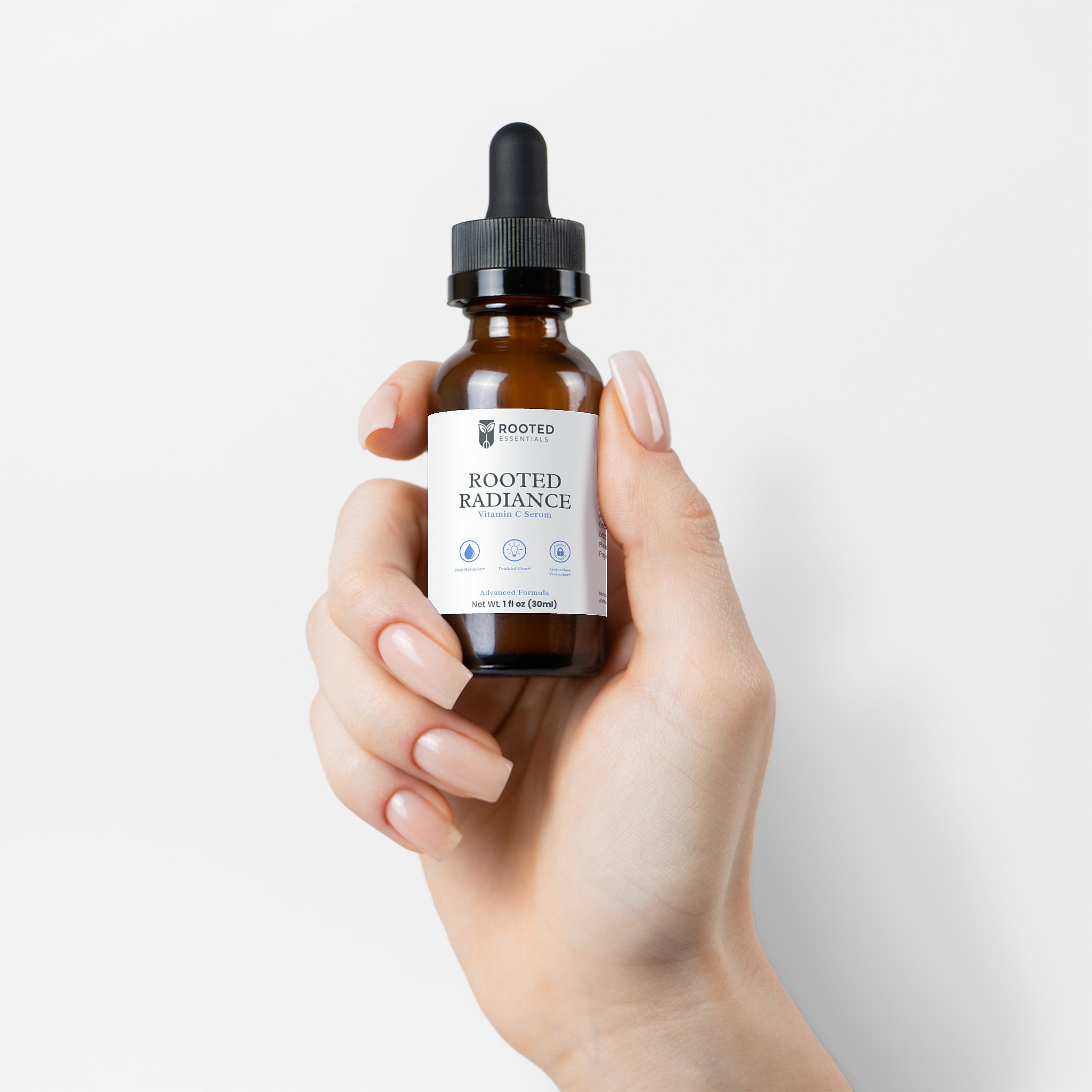 Rooted Radiance Vitamin C Serum - Brighten, Protect & Restore Skin Rooted Essentials
